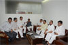 MINORITY MLA'S MEETS CHIEF MINISTER PRITHVIRAJ CHAVAN DISCUSS ON MALEGAON ISSUE AT VARSHA BANGLOW.