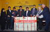 MINISTER OF INDUSTRIES NARAYANRAO RANE IN INDIAN BUSINESS LEADERS AT BKC BANDRA.