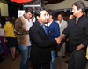 MAHARASHTRA KALANIDHI PRESIDENT NITESH RANE DURING PREMIER SHOW OF MARATHI CINEMA "DUNIYADARI" AT JUHU PVR.