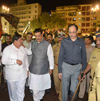 CHIEF MINISTER PRITHVIRAJ CHAVAN VISIT AT THE SPOT WERE BUILDING COLLAPSED AT DOCKYARD.