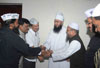 AAM AADMI Party leader Mayank Gandhi meets Moulana Moinuddin Ashraf Asharafi (Moin Miya). AAM AADMI Party leader Mayank Gandhi meets Moulana Moinuddin Ashraf Asharafi (Moin Miya).