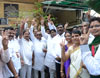 Congress/NCP/PRP (Kawade)/ Republican Party of India (Democratic) Alliance MP.Candidate Eknath Gaikwad Filed his Nomination Form at Old Custom House Dist.Administrative Collector Office.