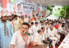 Mumbai Congress Protest Against "Suit Boot Ki Sarkar".