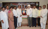 Mumbai Congress Leader's Paying Tribute to Late.Prime Minister Of India Pandit Jawaharlal Nehru on His Death Anniversary at Rajiv Gandhi Bhavan.