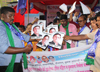 RPI Worker's Protest Against UP Govt.at Jogeshwari.