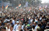 Hon'ble Congress Vice President Rahul Gandhi Padyatra from Bandra National College to Dharavi 90 feet Road in Mumbai.