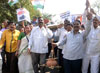 Congress-Bhimshakti Protest Leaded by Congress Leader & Ex.Minister Chandrakant Handore against Govt on Dalit Phd Scholar Rohit Vemula Sucide at Hyderabad University at Chembur. Congress-Bhimshakti Protest Leaded by Congress Leader & Ex.Minister Chandrakant Handore against Govt on Dalit Phd Scholar Rohit Vemula Sucide at Hyderabad University at Chembur.