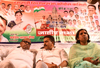 Mumbai Congress Party workers meeting at Dharavi.