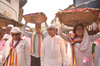 Newly Appointed Mumbai Congress President Milind Deora for Blessing at Mahim Dargha.