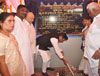 DR.BABASAHEB AMBEDKAR BHAVAN BHOOMIPUJAN CEREMONY BY HANDS OF CHIEF MINISTER HON" PRITHVIRAJ CHAVAN IN PRESENCE OF CHIEF GUEST CENTRAL MINISTER SUSHILKUMSR SHINDE AT CHEMBHUR.