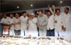 MAHARASHTRA PRADESH RASHTRAVADI CONGRESS & MUMBAI RASHTRAVADI  CONGRESS CELEBRATED NCP CHIEF SHARADCHANDRA PAWAR 71 st  BIRTHDAY IN MUMBAI.