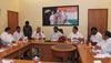 AICC Gen.Sec.Mohan Prakash & MRCC President Prof.Janardan Chandurkar at Rajiv Gandhi Bhavan.