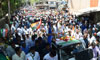 176-Bandra(E) Assembly Constituency Congress-NCP Candidate Narayanrao Rane Rally at Kalanagar MIG Colony to Vijay Nagar Bandra.