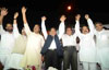 176-Bandra(E) Assembly Constituency Congress-NCP Candidate Narayanrao Rane Rally at Behram Nagar Bandra.