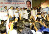 176-Bandra(E) Assembly Constituency Congress-NCP Candidate Narayanrao Rane Public Meeting at Naupada Bandra.
