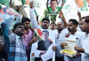 Mumbai Youth Congress Celebrating Historical Moment of Rahul Gandhi Official Declaration of Elevation by Election as Congress President at Mumbai Congress Azad Maidan.