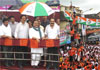 GOVINDA CELEBRETION IN MUMBAI ON OCCASION PWD MINISTER CHAGAN BHUJBAL AT BYCULLA GHODAPDEV.