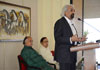 AICC Gen.Sec.& MP.Gurudas Kamat with Ex.Union Minister & MP. Murli Deora Welcomes Shri.Sam Pitroda at hotel Oberoi Trident .