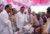 All Opposition Parties together on Second Phase of Sangharsh Yatra for the Justice of Farmers in Maharashtra.