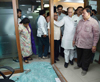 Congress Party Leader visit Mumbai Congress office after Attack on Mumbai Congress Office Rajiv Gandhi Bhavan by MNS Party Workers at Azad Maidan CST Mumbai.