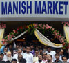 UNION MINISTER OF STATE MILIND DEORA INAUGURATED MANISH MARKET IN MUMBAI.