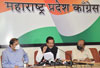 Congress Leaders Press Conference at Gandhi Bhavan.