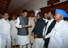 EX.MINISTER & MLA CHANDRKANT HANDORE DELEGATION MEETS CHIEF MINISTER PRITHVIRAJ CHAVAN AT SAHYADRI GUEST HOUSE. EX.MINISTER & MLA CHANDRKANT HANDORE DELEGATION MEETS CHIEF MINISTER PRITHVIRAJ CHAVAN AT SAHYADRI GUEST HOUSE.