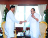 GOVERNOR K.SANKARNARAYANAN & CHIEF MINISTER PRITHVIRAJ CHAVAN MEETS AT RAJ BHAVAN.