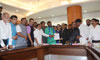 Mahayuti Candidate RPI Chief Ramdas Athawale Filled Rajya Sabha (MP) Nomination Form at Vidhan Bhavan. Mahayuti Candidate RPI Chief Ramdas Athawale Filled Rajya Sabha (MP) Nomination Form at Vidhan Bhavan.