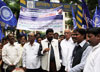 RPI Leader Ramdas Athawale Protest at DCP Office Borivali Police Station..