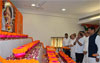 EX CHIEF MINISTER LATE.VILASRAO DESHMUKH "ASTHI KALASH" IN MUMBAI TILAK BHAVAN DADAR.