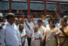 UNION MINISTER OF STATE MILIND DEORA FLAG OFF BEST BUS & INAUGURATE'S WATER CONNECTION AT GEETA NAGAR NR NAVY NAGAR COLABA. UNION MINISTER OF STATE MILIND DEORA FLAG OFF BEST BUS & INAUGURATE'S WATER CONNECTION AT GEETA NAGAR NR NAVY NAGAR COLABA.
