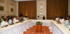 CHIEF MINISTER PRITHVIRAJ CHAVAN, MINISTER NARAYANRAO RANE & YUVA LEADER NITESH RANE AT SAHYADRI GUEST HOUSE.