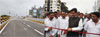 INAUGURATION CEREMONY OF BARFIWALA FLY OVER ON OCCASION CHIEF MINISTER PRITHVIRAJ CHAVAN & DY CHIEF MINISTER AJITDADA PAWAR AT ANDHERI WEST.