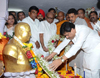 Tribute to Bharat Ratna Dr.Babasaheb Ambedkar on his 124th Birth Anniversary in Mumbai. Tribute to Bharat Ratna Dr.Babasaheb Ambedkar on his 124th Birth Anniversary in Mumbai.