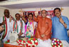 Congress Party Leader Gurudas Kamat during Election Campaign at Andheri. Congress Party Leader Gurudas Kamat during Election Campaign at Andheri.