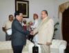 MINISTER NARAYANRAO RANE MEETS GOVERNOR K.SANKAR NARAYANAN AT RAJ BHAVAN MUMBAI.