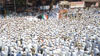 Dawoodi Bohra Community Saheb Dr.Syedna Mohammed Burhanuddin Tays Funeral In Mumbai At Bohri Mohalla. Dawoodi Bohra Community Saheb Dr.Syedna Mohammed Burhanuddin Tays Funeral In Mumbai At Bohri Mohalla.