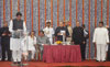 CABINET MINISTER HARSHVARDHAN PATIL  TOOK OATH AT RAJBHAVAN MUMBAI .