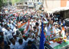 176-Bandra(E) Assembly Constituency Congress-NCP Candidate Narayanrao Rane Rally at Kalanagar MIG Colony to Vijay Nagar Bandra.