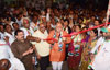 Congress Party Leader Gurudas Kamat during Election Campaign at Bhandup.
