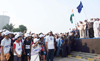 Chief Minister Devendra Fadnavis & Union Minister Ramdas Athawale Flag Off For Savidhan Din Marathon at Worli.