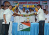Maharashtra State NCP Party Workers Rally at Palghar in Chief Presence of Dy.Chief Minister Ajitdada Pawar & NCP State President Sunil Tatkare. Maharashtra State NCP Party Workers Rally at Palghar in Chief Presence of Dy.Chief Minister Ajitdada Pawar & NCP State President Sunil Tatkare.
