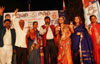 RPI Leader Social Justice & Empowerment Union Minister Ramdas Athawale during Election Campaign at Kherwadi Bandra.