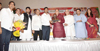 Congress Leader Ex.Union Minister Gurudas Kamat during karyakarta Melava at F.M.Banquet Goregaon Assembly.