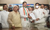 Newly Appointed MPCC President Nanabhau Patole Took Charge From Former MPCC President Balasaheb Thorat at Tilak Bhavan Dadar.