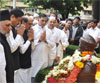 C M PRITHVIRAJ CHAVAN,MPCC PRESIDENT MANIKRAO THAKRE & MLA-MRCC PRESIDENT KRIPASHANKAR SINGH TRIBUTE TO LATE LOKMANYA BAL GANGADHAR TILAK ON HIS DEATH ANNIVERSARY AT GIRGAON CHOWPATI. C M PRITHVIRAJ CHAVAN,MPCC PRESIDENT MANIKRAO THAKRE & MLA-MRCC PRESIDENT KRIPASHANKAR SINGH TRIBUTE TO LATE LOKMANYA BAL GANGADHAR TILAK ON HIS DEATH ANNIVERSARY AT GIRGAON CHOWPATI.