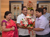 MINISTER NARAYANRAO RANE AT SWANAND ON HIS BIRTHDAY. MINISTER NARAYANRAO RANE AT SWANAND ON HIS BIRTHDAY.