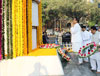 CHIEF MINISTER PRITHVIRAJ CHAVAN AT HUTATMA CHOWK.