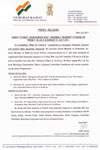 EX.MINISTER & MP.GURUDAS KAMAT PRESS RELEASE. EX.MINISTER & MP.GURUDAS KAMAT PRESS RELEASE.